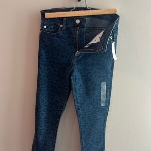 NWT GAP Leopard print jeans